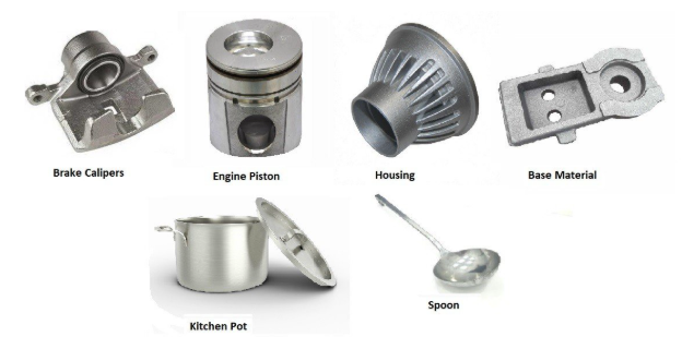 Finished cast metal part